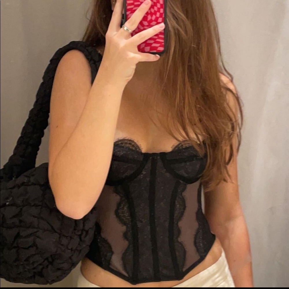 URBAN OUTFITTERS Out From Under Modern Love Corset size S SOLD OUT BNWT